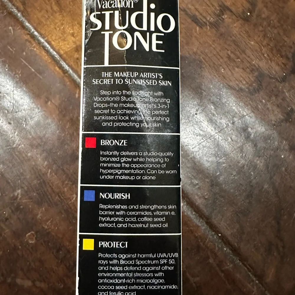 Vacation Studio‎ Tone Bronzing Drops SPF 50